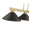Z-Lite Cobalt Billiard, 3-Light, 14.25 In.W x 49.75 In.L x 10 In.H, Modern Gold/Bronze 152MGLD-MBRZ - alternate 7